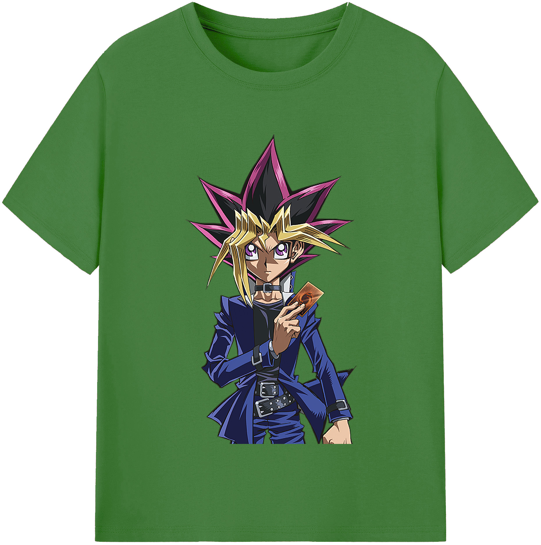 （画像用） 遊☆戯☆王 Yu-Gi-Oh! レディースカジュアルプリントTシャツ（綿100％）